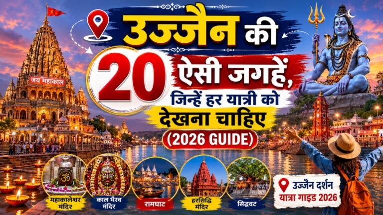 Ujjain की 20 ऐसी जगहें, जिन्हें हर यात्री को देखना चाहिए (2026 Travel Guide)