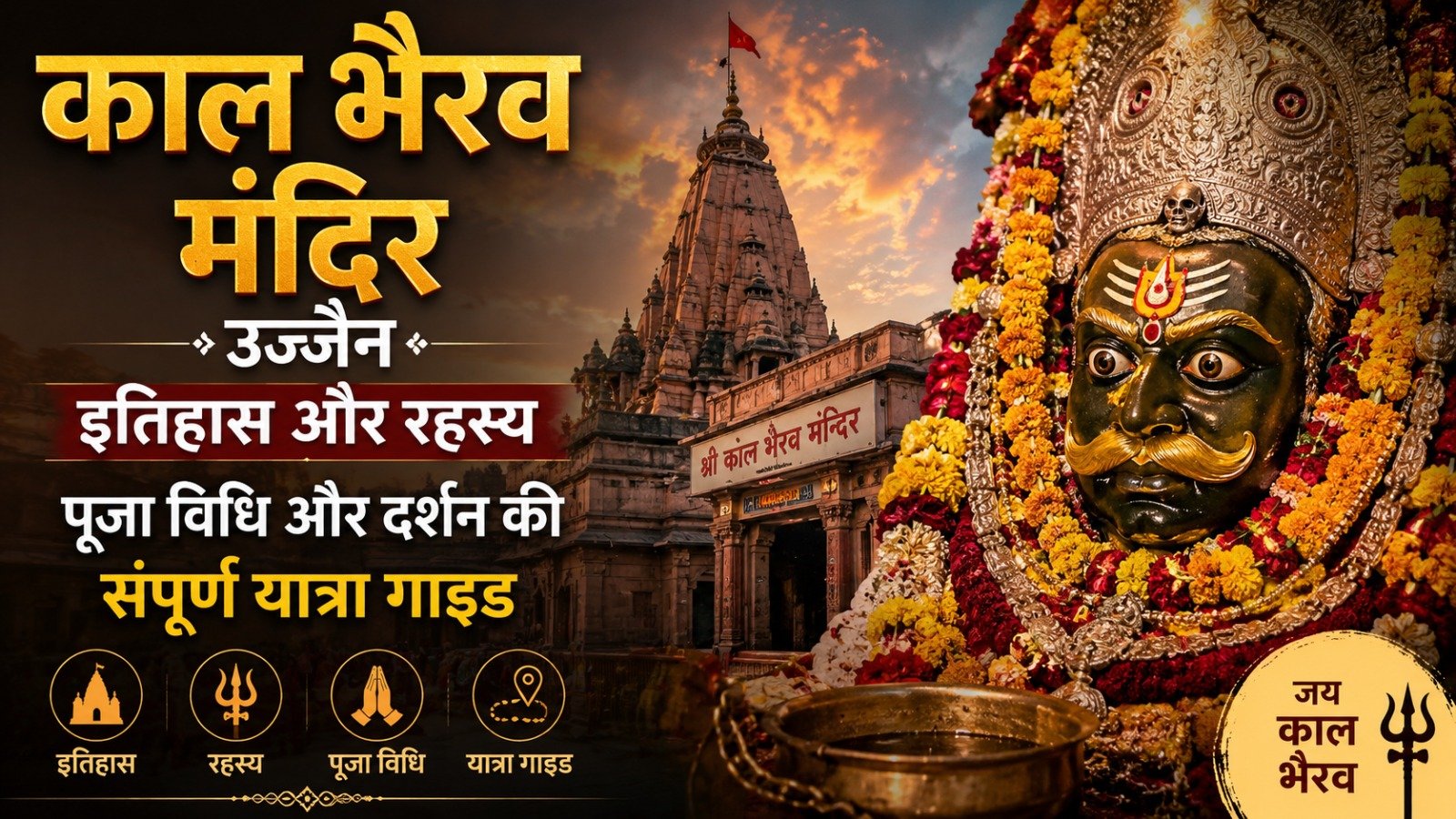 Kaal Bhairav Mandir Ujjain: काल भैरव मंदिर का इतिहास और रहस्य क्या है? जानिए पूजा विधि और दर्शन की संपूर्ण यात्रा गाइड