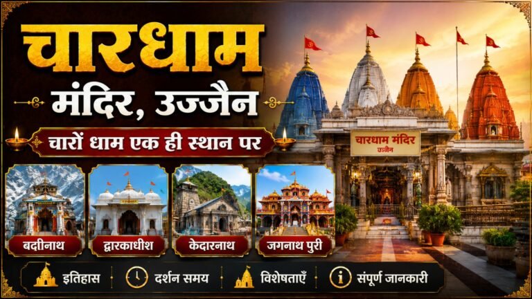 Char Dham Temple Ujjain: рдЪрд╛рд░рдзрд╛рдо рдордВрджрд┐рд░ рдХрд╛ рдЗрддрд┐рд╣рд╛рд╕, рджрд░реНрд╢рди рд╕рдордп рдФрд░ рд╕рдВрдкреВрд░реНрдг рдЬрд╛рдирдХрд╛рд░реА