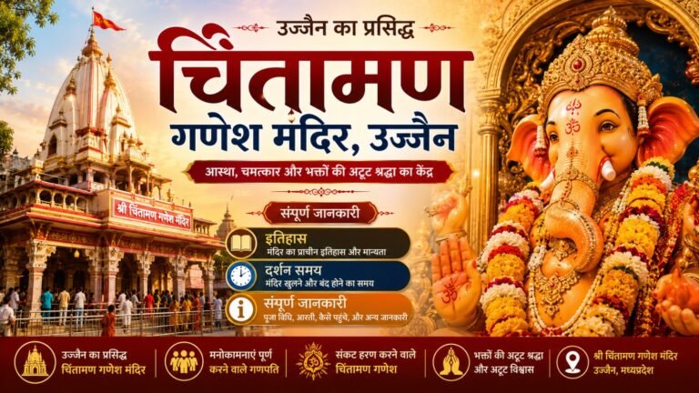 Chintaman Ganesh Temple Ujjain: рдЪрд┐рдВрддрд╛рдордг рдЧрдгреЗрд╢ рдордВрджрд┐рд░ рдХрд╛ рдЗрддрд┐рд╣рд╛рд╕, рджрд░реНрд╢рди рд╕рдордп рдФрд░ рд╕рдВрдкреВрд░реНрдг рдЬрд╛рдирдХрд╛рд░реА