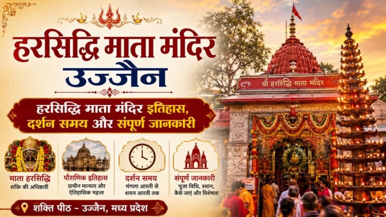 Harsiddhi Mata Mandir Ujjain: рд╣рд░рд╕рд┐рджреНрдзрд┐ рдорд╛рддрд╛ рдордВрджрд┐рд░ рдЗрддрд┐рд╣рд╛рд╕, рджрд░реНрд╢рди рд╕рдордп рдФрд░ рд╕рдВрдкреВрд░реНрдг рдЬрд╛рдирдХрд╛рд░реА