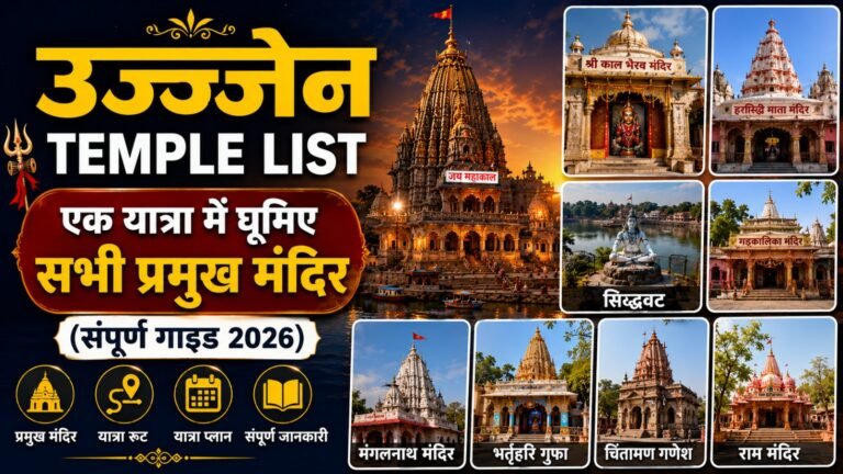 Ujjain Temple List: एक यात्रा में घूमिए सभी प्रमुख मंदिर (संपूर्ण गाइड 2026)