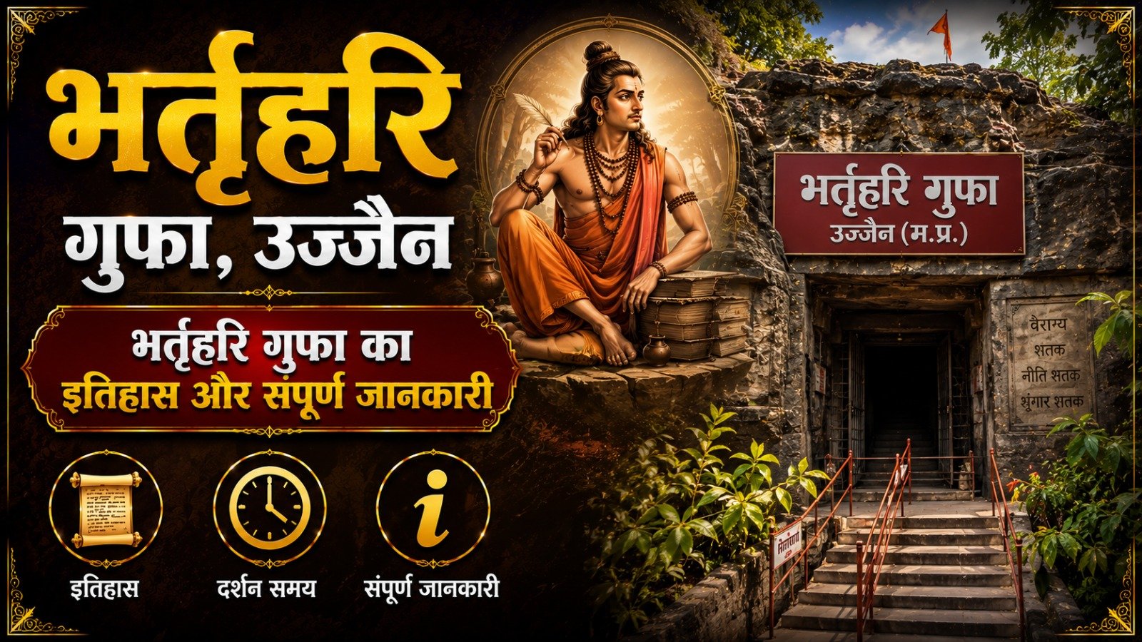 Bhartrihari Caves Ujjain: भर्तृहरि गुफा का इतिहास और संपूर्ण जानकारी