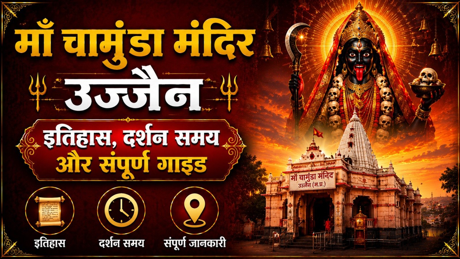 Maa Chamunda Temple Ujjain: इतिहास, दर्शन समय और संपूर्ण गाइड