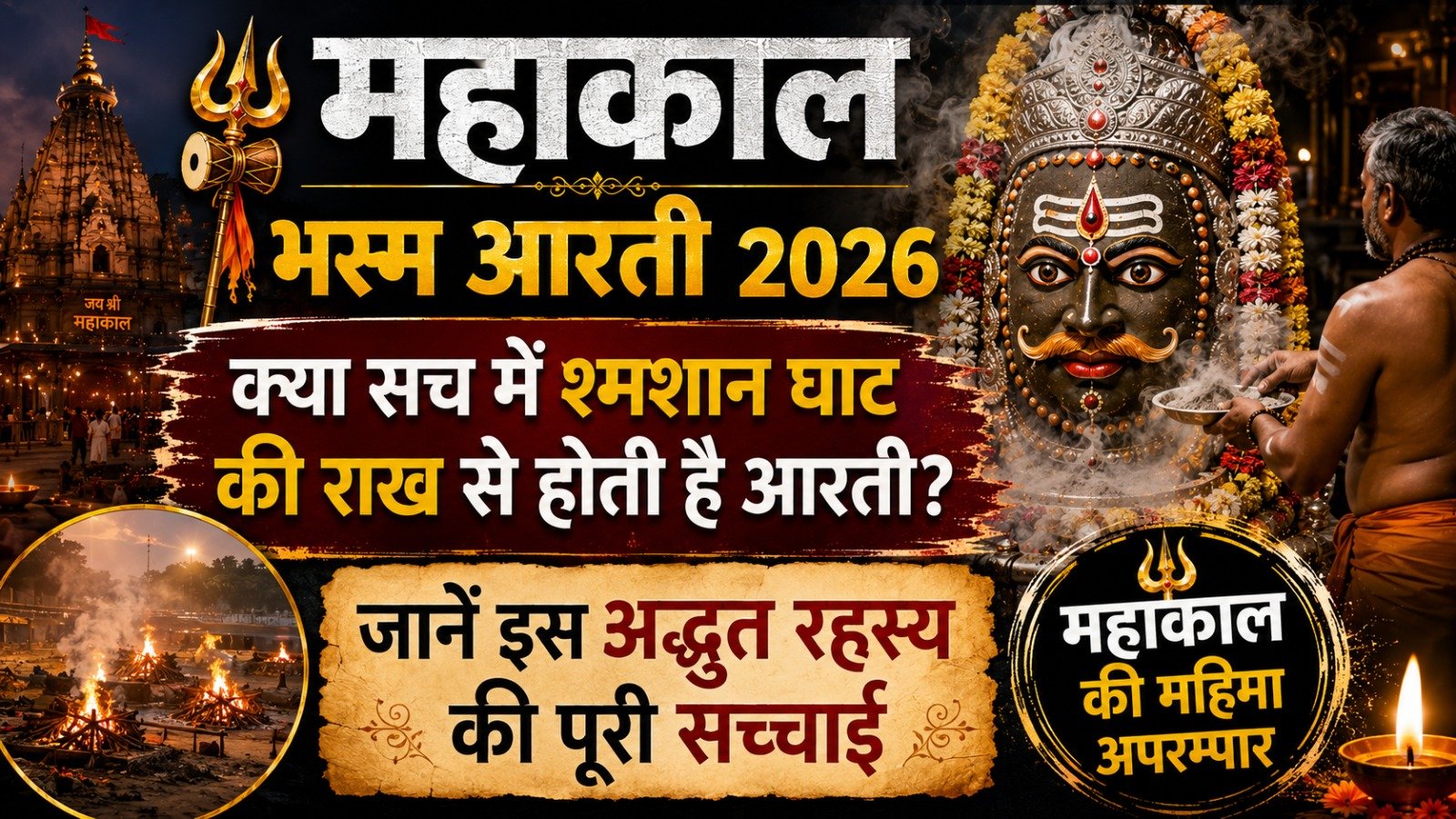 Mahakal Bhasma Aarti 2026: क्या सच में श्मशान घाट की राख से होती है आरती? जानें इस अद्भुत रहस्य की पूरी सच्चाई