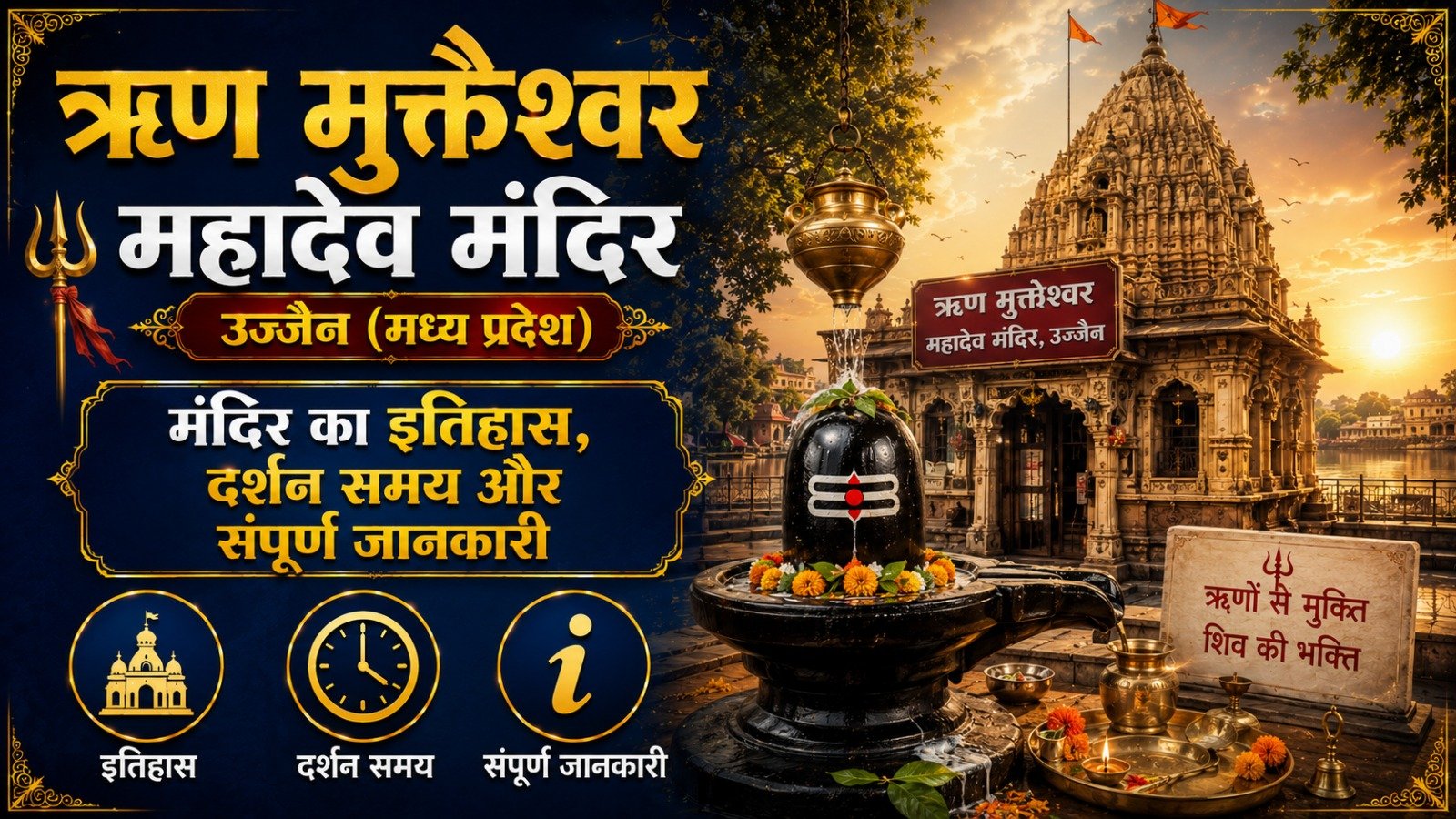 Rin Mukteshwar Mahadev Temple Ujjain: मंदिर का इतिहास, दर्शन समय और संपूर्ण जानकारी